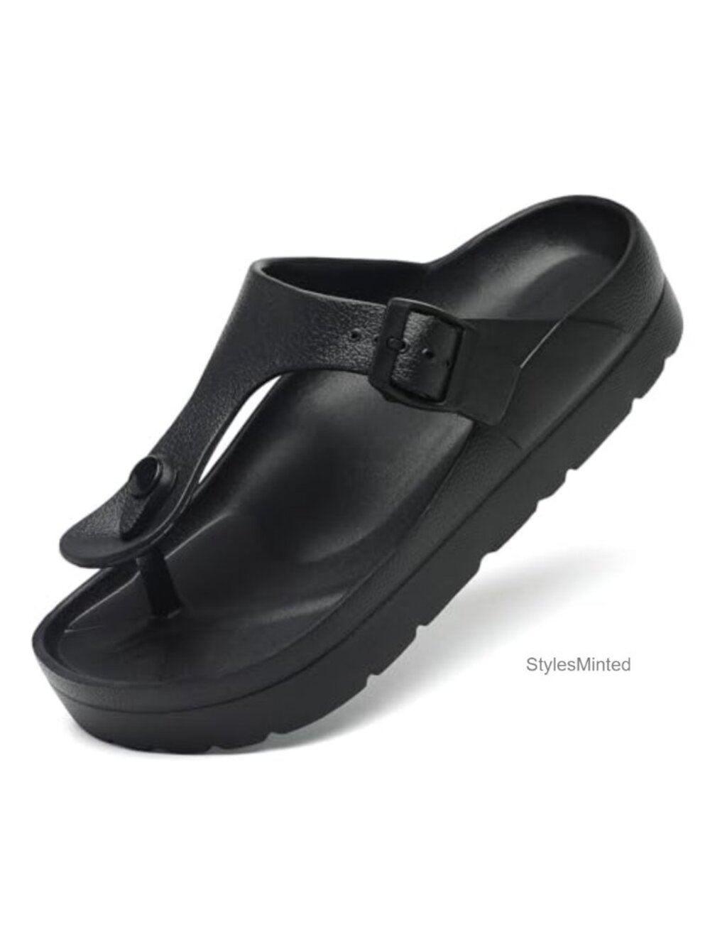 Women's Platform Wedge Sandals with Arch Support Adjustable Buckle